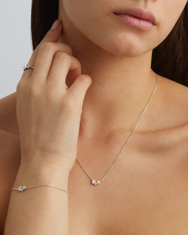 Sterling Silver Whispers of Love Necklace - Image 4