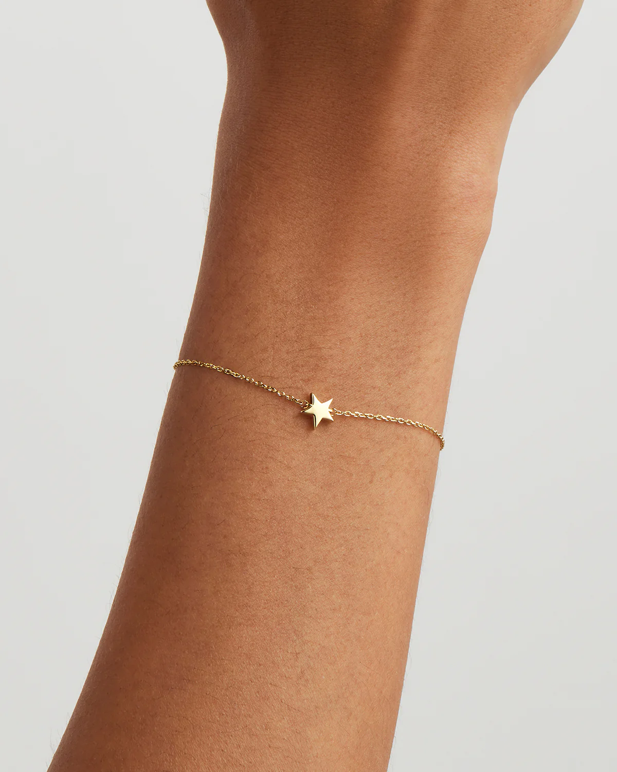 9k Solid Gold Wishing on a Star Bracelet - Image 4