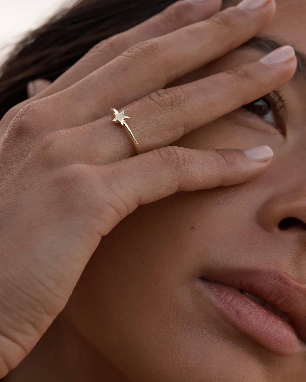 9k Solid Gold Wishing on a Star Ring - Image 2